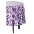 thumbnail image 3 of Vargottam Indoor/OutdoorRoundTablecloth 58 InchRoundTablecloth Waterproof PatioTableCloths,Spring/SummerTableCovers For Backyard CircularTable/Bbqs/Picnic -Lavender, 3 of 8