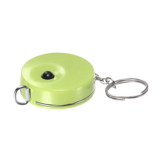 Métrica Cinta 1,5M/60 Pulgadas Retráctil Sastres Métrica Cinta Bolsillo Tamaño con Llave Cadena para Cuerpo, Tela, Costura y Manualidades Medidas, Verde