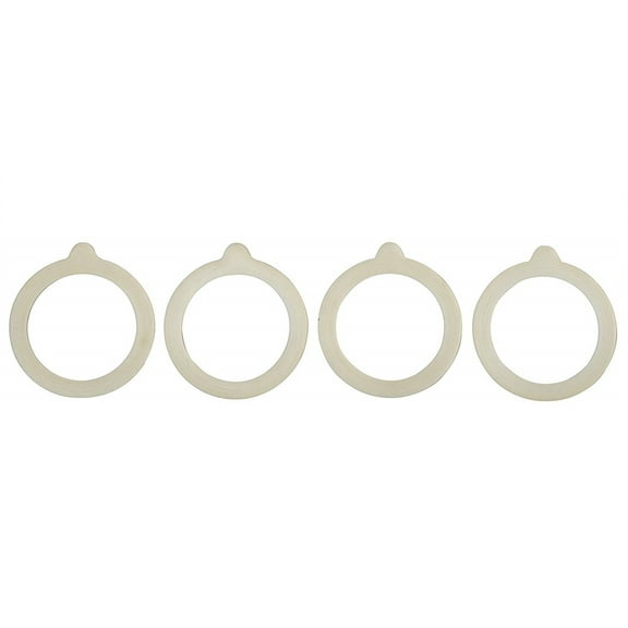 HIC Silicone Canning Jar Replacement Gasket Rings - 4 pack
