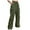 Army Green, variant on hotojiny Womens Cargo Sweatpants High Waisted Drawstring Casual Pants with 4 Pockets Wide Leg Baggy Athletic Trousers