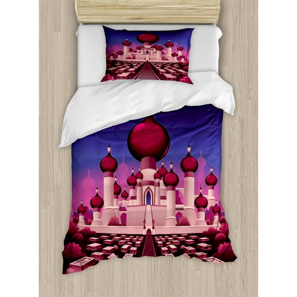 Fantasy Duvet Cover Set Arabian Castle At Night Oriental Fairy Tale Palace Landscape Ilration Decorative Bedding With Pillow Shams Indigo Magenta Pink By Ambesonne Com - Fairy Tale Bedding Set Fantasy Duvet Cover Set Arabian Castle At Night Oriental Fairy Tale Palace Landscape Ilration Decorative Bedding With Pillow Shams Indigo Magenta Pink By Ambesonne Com - Fairy Tale Bedding Set