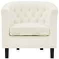 thumbnail image 5 of Modway Prospect Performance Velvet Armchair in Ivory, 5 of 6