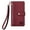 Red, variant on ELEHOLD for Samsung Galaxy S21 FE Wallet Case, PU Leather Flip Folio Case with 7 Card Holders Zipper Pocket RFID Blocking Kickstand Shockproof TPU Inner Shell Phone Cover for Galaxy S21 FE,Brown