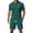 Dark Green&1080, variant on CONFREE Mens 2 Peice Shorts Sets Casual Men's Summer Outfits Set Graphic Polo Shirts Shorts Athletic Sweat Suit for Men