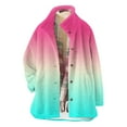 thumbnail image 4 of Hvyesh Plus Size Shacket Jacket for Women Trendy Tie Dye Flannel Coat Casual Button Down Shirts Jackets Long Sleeve Fleece Jackets with Pockets, 4 of 7