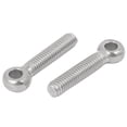 thumbnail image 2 of Unique Bargains M6 x 30mm 304 Stainless Steel Machine Shoulder Lift Eye Bolt Rigging 20pcs, 2 of 5