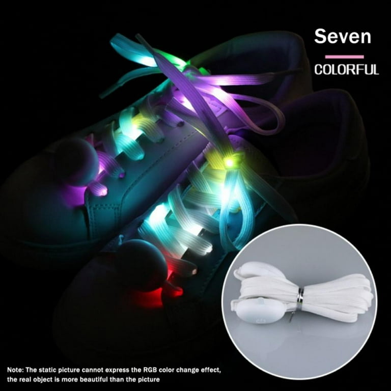 Sport Laces LED Glow Shoe Strings No Tie Lazy Laces Christmas Party Decor 