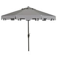 thumbnail image 2 of Safavieh Zimmerman 9' Market Crank UV Resistant Patio Umbrella, Grey, 2 of 8