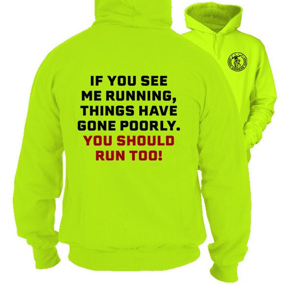 Run- Safety Yellow Hi-Vis Hoodie
