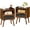 Brown, variant on Rattan Nightstands Set of 2, Side Table with Drawer Open Shelf, Cane Accent Bedside End Table, Mid Century Modern Night Stand for Bedroom, Dorm and Small Spaces