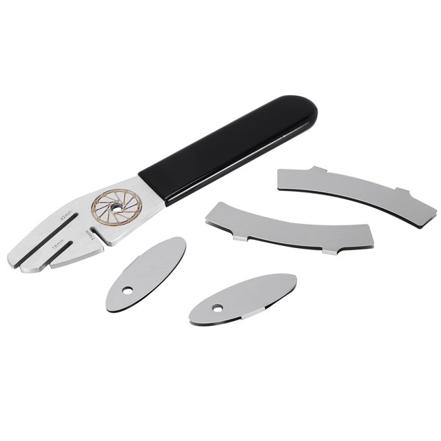 Bike Disc Brake Correction Wrench Brake Rotor Alignment Truing Tool with Disc Brake Pads Tool for Road Bike,1 x Bike disc correction wrench 2 x Long adjustment piece 2 x ellipse adjustment piece