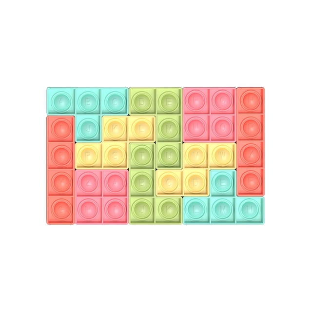 Juguete sensorial Push Bubble Fidget para aliviar el estrés del autismo