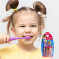thumbnail image 6 of Barbie Manual Toothbrush Kit Includes Toothbrush Cover Cap and Rinsing Cup with Soft End Rounded Bristles, Ergonomic Handle Friendly Designed for Kids Girls Halloween Birthday Gifts, 6 of 6