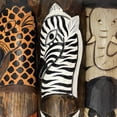 thumbnail image 5 of Set Of 3 African Wildlife Wooden Wall Masks, 5 of 5