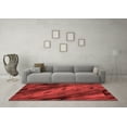 thumbnail image 3 of Ahgly Company Indoor Round Animal Red Modern Area Rugs, 3' Round, 3 of 4