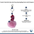 thumbnail image 4 of Textiel Trade Kid's My Little Pony Keyring/Bag Charm with Pompom, 4 of 4