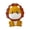 Happy little lion 1, variant on Yihuala Hand Carveds Wood Lions, Miniature Animal Figure for Home Interior
