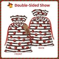 thumbnail image 2 of Naloa Ladybugs on Black and White Striped1 Drawstring Christmas Bags, 3D Xmas Gift Bags, Christmas Wrapping Bags, Xmas Goodie Bags, Treat Pouch Bags, Party Favor Bags-Small, 2 of 9