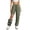 Army Green-4, variant on Hiking Pants for Women Convertible Zip Off Waterproof Quick Dry Lightweight Women's Rain Pants