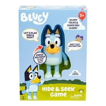Bluey Hide & Seek Game, Hide Bluey and press her nose to start the timer to find her,  Ages 3 