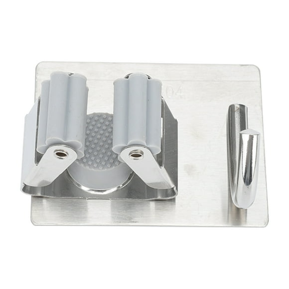 Mop Broom Holder, Hardware Broom Holder Space Saving  For Kitchen For Bathroom