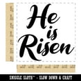 thumbnail image 2 of He is Risen Religious Easter Christian Square Rubber Stamp Stamping Scrapbooking Crafting - Medium 1.75in, 2 of 7