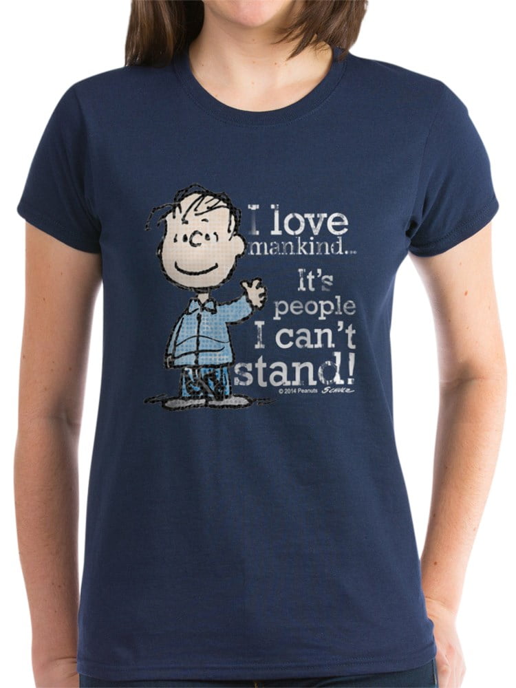 CafePress CafePress The Peanuts Gang Linus Women's Dark T Shirt