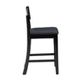 thumbnail image 5 of Riverbay Furniture 25" Contemporary Wood/Faux Leather Counter Stool in Black, 5 of 11