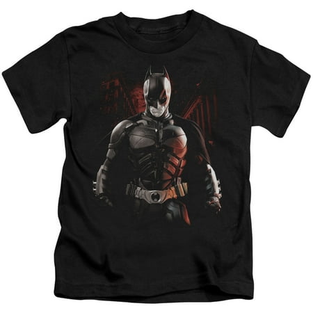 Battleground Jersey - Dark Knight Rises/Batman Battleground S/S Juvenile 18/1 Black Bm2086