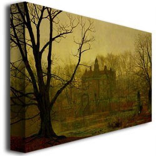 Trademark Fine Art "In the Cloaming 1878" Canvas Wall Art by John Atkinson Grimshaw