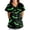 Green #002, variant on Halloween Scrub Tops for Women Ghost Castle Graphic V-Neck Fall Holiday Scrubs Top Pumpkin Print Short Sleeve Casual Medical Scrub Shirts with Pockets M