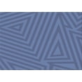 thumbnail image 1 of Ahgly Company Indoor Rectangle Patterned Azure Blue Area Rugs, 7' x 9', 1 of 6