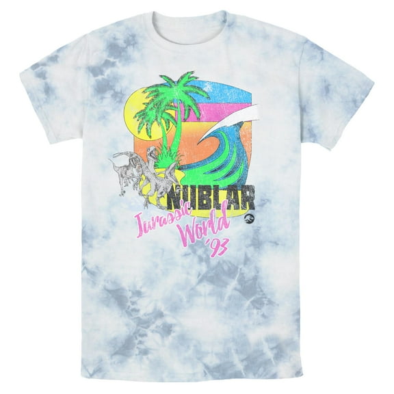 Mens Jurassic World Retro 93 Surf Nublar T Shirt