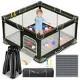 thumbnail image 1 of Intexca Baby Playpen with Mat – 127 x 127 cm, 1 of 5