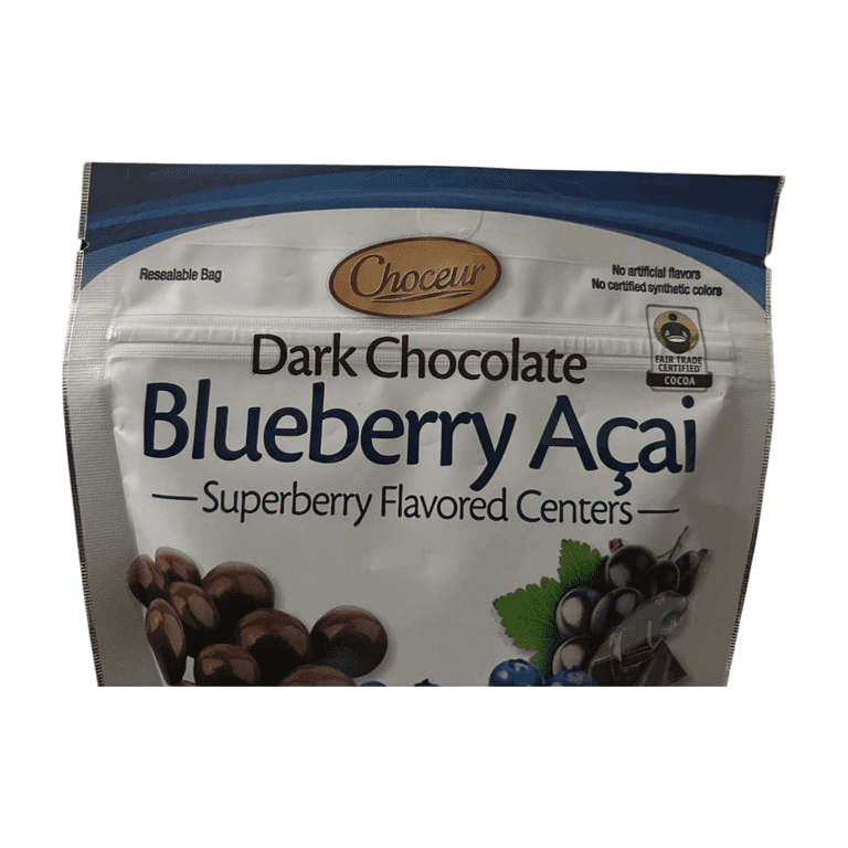 Choceur Dark Chocolate Blueberry Acai Balls, 7 oz - Walmart.com