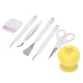 thumbnail image 1 of 7Pcs Vinyl Weeding Kits, Craft Vinyl Weeding Tools Set DIY Handcrafted Craft Tools For Paper Cutting Engraving Scrapbook, 1 of 8