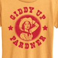 thumbnail image 3 of Instant Message - Giddy Up Pardner - Women's Short Sleeve Graphic T-Shirt, 3 of 7