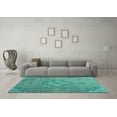 thumbnail image 3 of Ahgly Company Indoor Rectangle Abstract Light Blue Modern Area Rugs, 5' x 7', 3 of 4