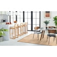 thumbnail image 6 of Safavieh Natural Fiber Jovana Solid Area Rug, Maize/Linen, 10' x 10' Square, 6 of 13