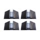 thumbnail image 4 of 4 patas de soporte para cercas de animales para aislamiento configurable de cerramientos de puertas negro, 4 of 9