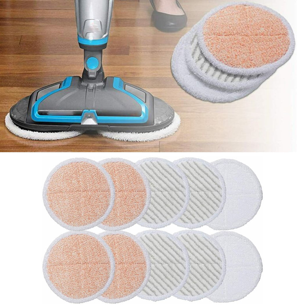 10pcs/Set Washable Wet Mopping Pads Clean Floor For IRobot Vacuum Cleaner Tool 
