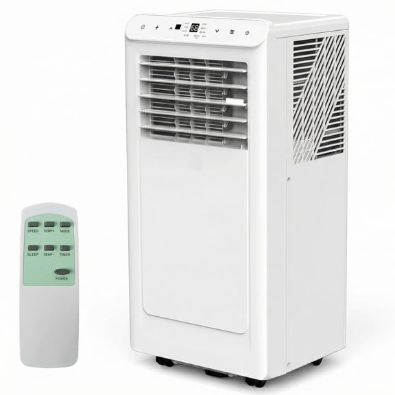 10,000 BTU Portable Air Conditioner with Heat – Cooling, Heating, Dehumidifier, Fan