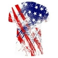 thumbnail image 4 of GaThRRgYP American Flag T-Shirt for Men Summer Tops,Summer Fashion Casual Men's Round Neck Printed T-shirt Top Multicolor XXXXL, 4 of 5