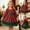 Green, variant on KANG Enchanted Christmas Bell Dress | Red Tulle Princess Gown with Festive Print | Magical Holiday Party DressGreen110