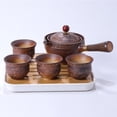thumbnail image 4 of Juego de té chino portátil JShteea Gongfu Kung Fu tetera de cerámica giratoria D Libre de BPA, 4 of 7