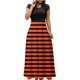 thumbnail image 1 of Vestido largo colorido con estampado de Halloween para mujer, vestidos estampados de manga corta, vestido playero informal Maxi Pompotops  ghjkhdj13781, 1 of 6