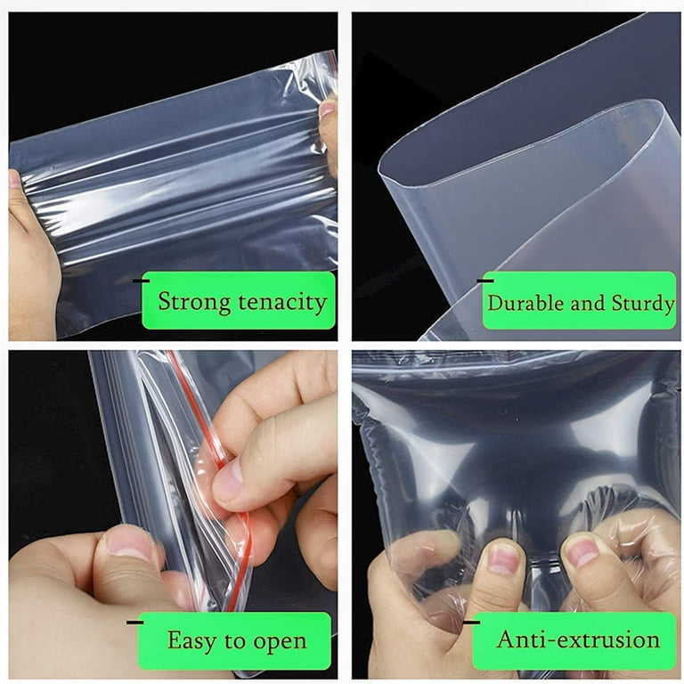 200pcs 1 x 2 2 Mil Small Plastic Bags, Resealable Clear Mini Zip Lock  Poly Baggies for Jewelry Parts, Pills, Beads, Tiny Items