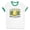 White/Kelly Green, variant on Amalfi Coast Ringer Tee Shirt Unisex Large White/Black