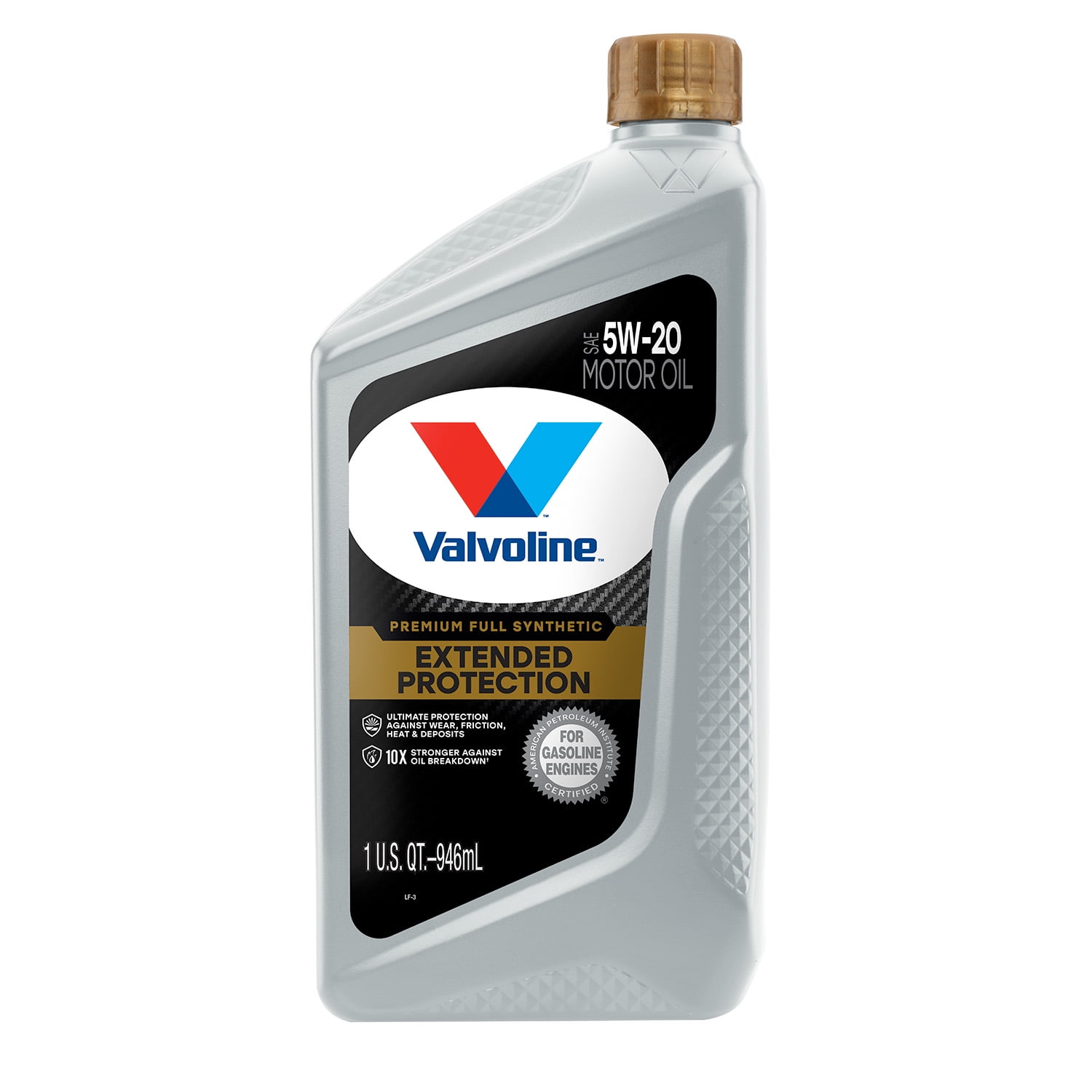 Valvoline Extended Protection Premium Full Synthetic 5W-20 Motor Oil 1 QT