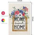 thumbnail image 6 of diyeu Eucalyptus Garden Flag 12×18 Inchl Floral Home Sweet Home Decorative Double Sided Holiday Farmhouse Seasonal Outside Decor for Yard AG031, 6 of 6